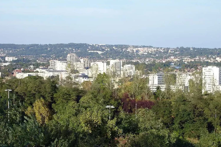 Courtier en crédit immobilier à Saint-Gratien, Vue générale de Saint-Gratien depuis la colline d'Orgemont